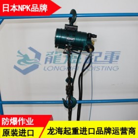 小型氣動(dòng)葫蘆250kg,日本NPK氣動(dòng)葫蘆清潔防爆