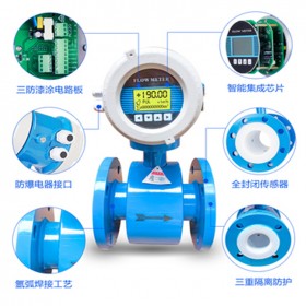 一體式電磁流量計(jì)   插入式污水流量計(jì)廠家